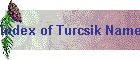 Index of Turcsik Names